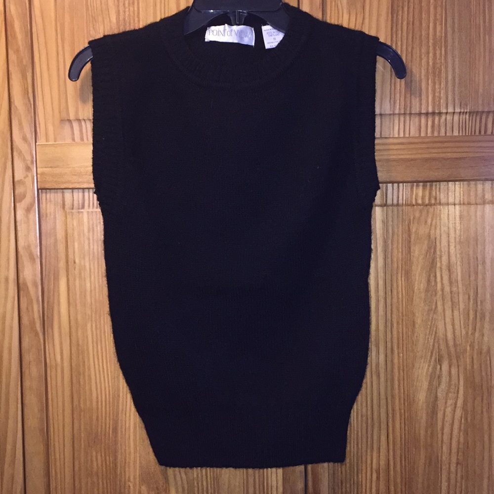 Black sweater, Vintage point of view SMALL
